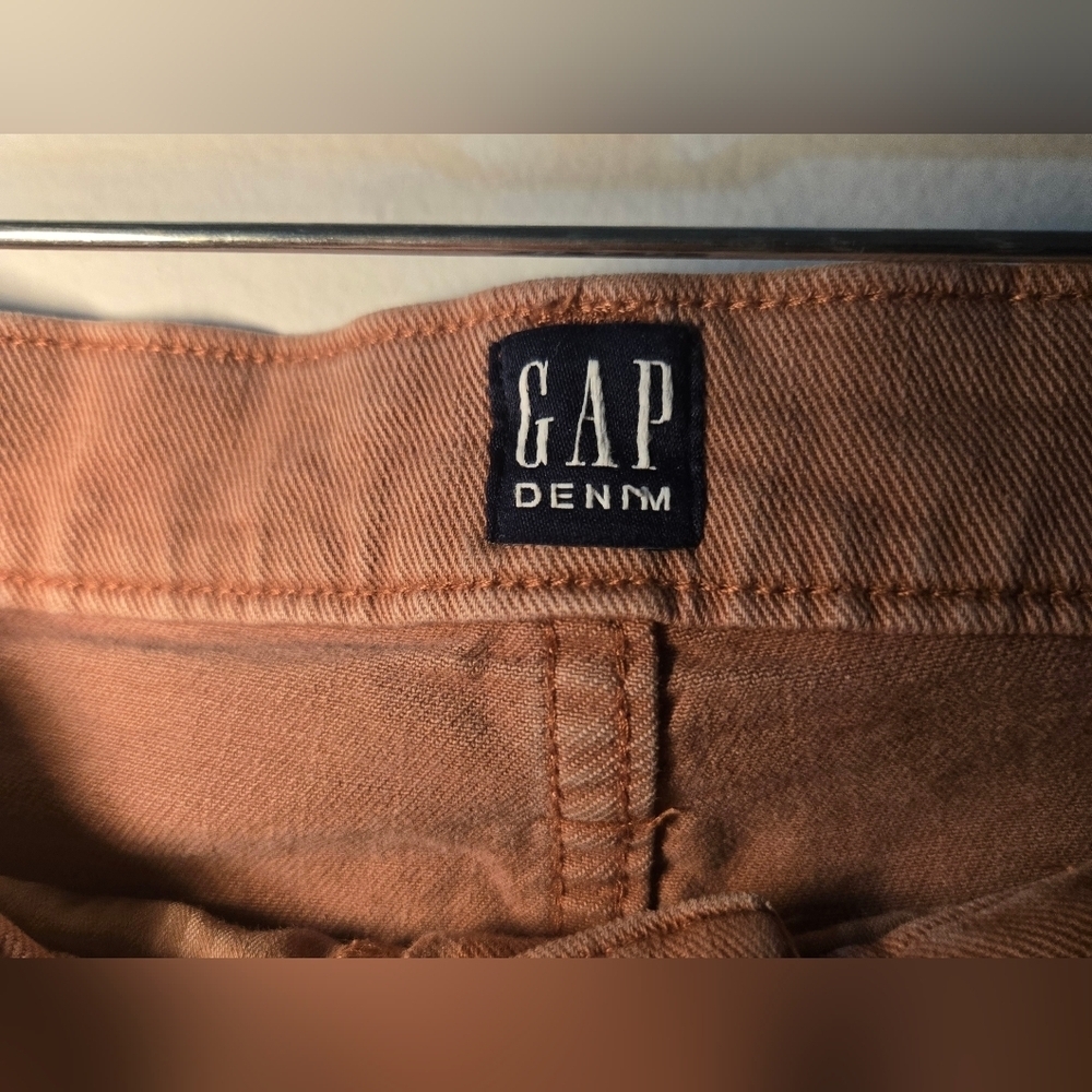 Gap True Skinny Jeans Womens 30 Coral Hi-Rise Distressed Hem - Picture 4 of 7